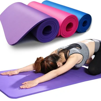 1 ADET 3MM 5MM 6MM kaymaz Spor spor matı Kalın EVA Konfor Köpük yoga mat Egzersiz Yoga ve Pilates Jimnastik