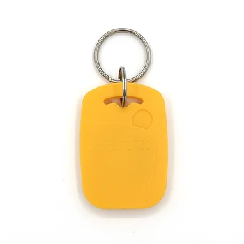10 adet RFID Kart TK4100 EM4100 Çip 125KHz Salt Okunur Yakınlık ABS Anahtar Etiketleri Erişim Kontrolü Zaman Katılım Akıllı Keyfobs Sarı