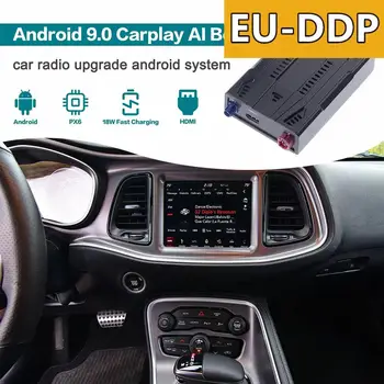 128GB Carplay Aı Kutusu Yükseltme Android Otomatik Dodge Challenger 2017 - 2020 İçin Araba Radyo Stereo Akıllı Multimedya Oynatıcı WiFi