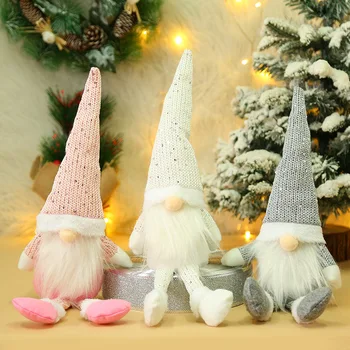 2021 Yeni Yıl Meçhul Gnome Bebek Süsleri Yılbaşı Ağacı Süsleme Noel Partisi Cüceler Güz Ev Dekor Navidad Çocuklar için Hediyeler