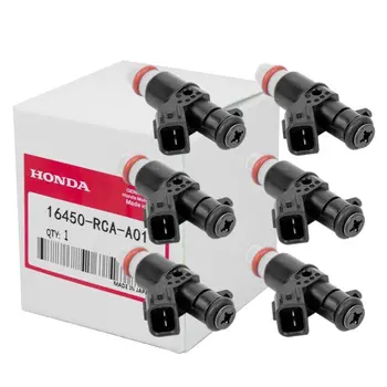 6 ADET 16450-RCA-A01 Yakıt Enjektörleri HONDA ACURA MDX TL Accord Pilot 8 Delik