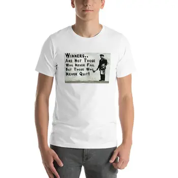 Banksy T-shirt Kazananlar Asla Bırak Graffiti Unisex Premium Tee Gömlek