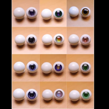 Bebek Gözler Cam 10mm Yuvarlak Top Hareketli Cam Gözbebekleri İçin Renkli OB11 1/8 1/12 BJD Bebek Cam Gözbebekleri Bebek Aksesuarları