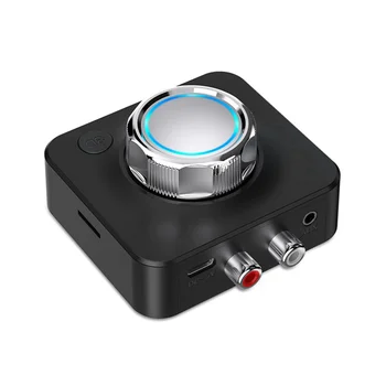 Bluetooth 5.0 Ses Alıcısı 3D Stereo Müzik Kablosuz Adaptör TF Kart RCA 3.5 Mm 3.5 AUX Jack Araç Kiti için