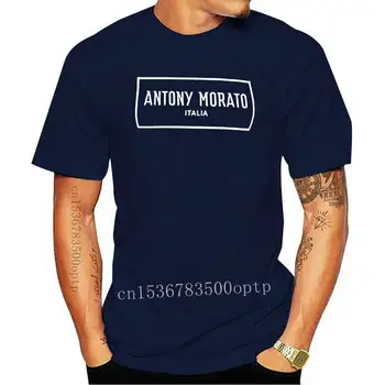 Camiseta negra para hombre, camisa con logotipo de Antony Morato Am Box, RRP, novedad