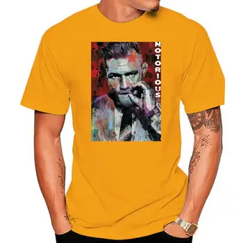 Conor McGregor 'Sanat Portresi' erkek tişört