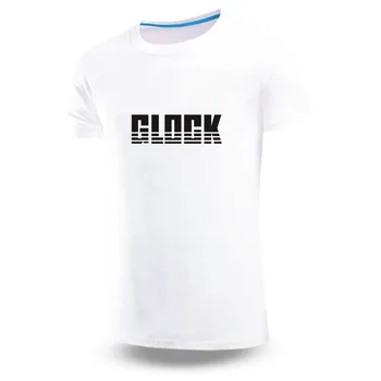 Glock Mükemmellik Çekim 2023 Yeni Moda erkek Gevşek Rahat Pamuklu Sıradan Kısa kollu Nefes yazlık t - shirt