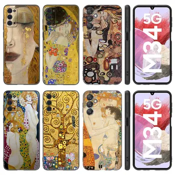 Gustav Klimt Kılıf Samsung M30 M31 S Not 10 Lite 20 Ultra M04 M13 M32 4G M14 M23 M33 M34 M42 M52 M53 M54 5G M11 M12 M21 M22