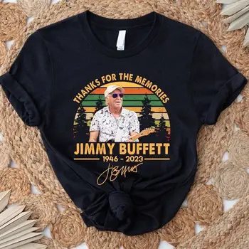 Jimmy Buffett Retro Vintage Tişört, Jimmy Buffett Anılar İçin Teşekkür Ederim, M