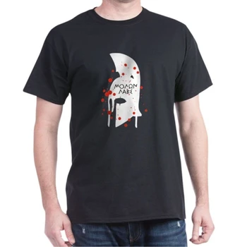 Kan Spartan Kask Molon Etiket T-Shirt %100 % Pamuk O-Boyun Yaz Kısa Kollu Casual erkek tişört Boyutu S-3XL