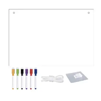 Planlama Kurulu Montaj Temizle Kuru silinebilir beyaz tahta Takvim Yapılacaklar Listesi hatırlatıcı not Kurulu İle 6 Renk İşaretleyiciler Haftalık Planlama Kurulu