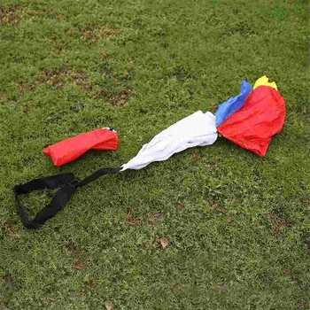 Renkli Koşu Ekipmanları Fiziksel Fitness Şemsiye Futbol Matkap Direnci Paraşüt Antreman