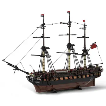 UCS Tarzı Korsan Ağır Fırkateyn Gemi Modeli Hediye 5733 Adet MOC Yapı