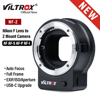 VİLTROX NF-Z NİKKOR F nikon için lens Z kamera yatağı Adaptörü Otomatik Odaklama Tam Çerçeve lens adaptörü Nikon Z6 II Z7 Z50 Z30 Z9 ZFC