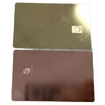Özel Boş Metal Kart Paslanmaz Çelik Çeşitli Renkler Kartları Çip Manyetik Şerit Metal Kartvizit