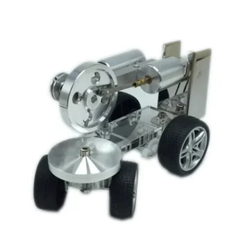 Özel Tek Silindirli Stirling Motor Modeli Traktör Araba Motoru Bilim Fiziksel Deney Oyuncak Gençler Çocuklar Hediye